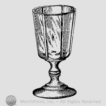 Glass pattern: Royal; wine glass.