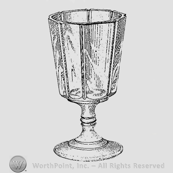 Glass pattern: Royal; goblet.