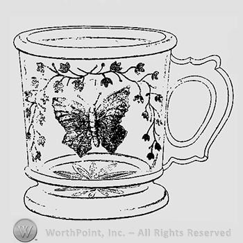 Glass pattern: Acme; mug.