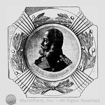 Glass pattern: Kaiser Wilhelm; plate.