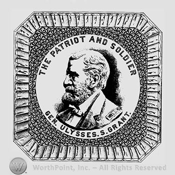 Glass pattern: The Grant Plate; plate.
