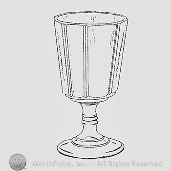 Glass pattern: Royal; goblet.