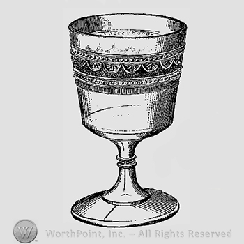 Glass pattern: Ida; goblet.