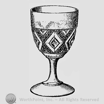 Glass pattern: Grand; goblet.