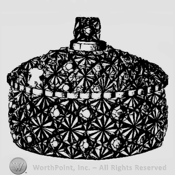 Glass pattern: No. 2 Fashion; butter dish.