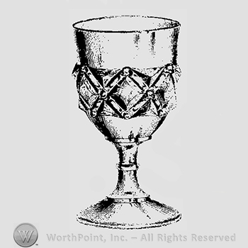 Glass pattern: Gem; goblet.