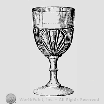Glass pattern: Tidal; wine glass.