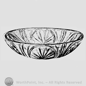 Glass pattern: Tidal; bowl.