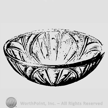 Glass pattern: Tidal; bowl.