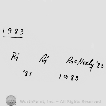 1983 above Ri Ri PMc Nelly '83 written above '83 1983