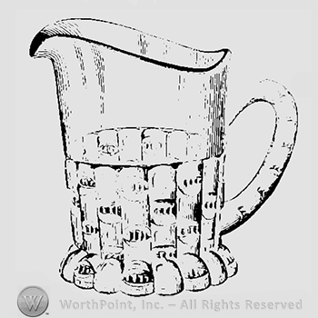 Glass pattern: Ethol; creamer.