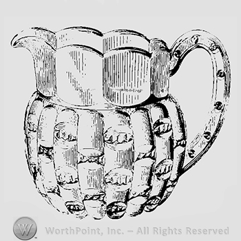 Glass pattern: Ethol; creamer.