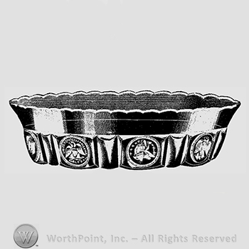 Glass pattern: Coin; nappy.