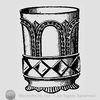Glass pattern: Aurora; tumbler.