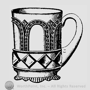 Glass pattern: Aurora; tumbler.