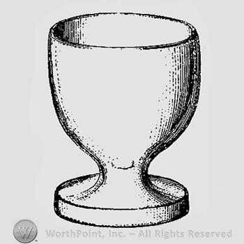 Glass pattern: No. 43; egg glass.