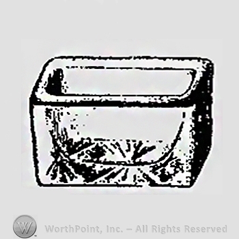 Glass pattern: No. 39; table salt.
