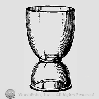 Glass pattern: unnamed; double egg.