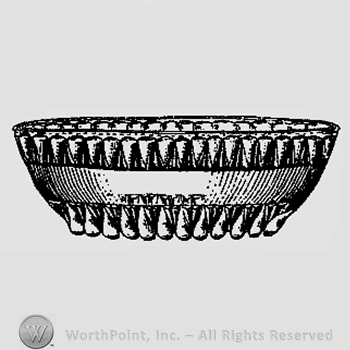 Glass pattern: Fulton; nappy.