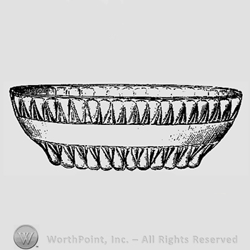 Glass pattern: Fulton; bowl salad.