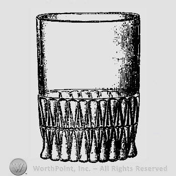 Glass pattern: Fulton; tumbler.