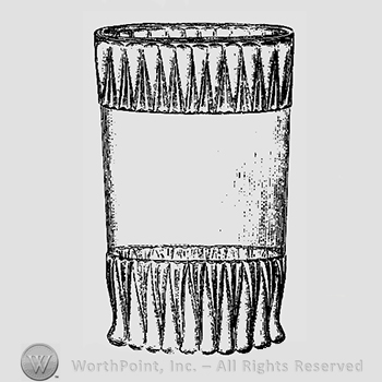Glass pattern: Fulton; tumbler.