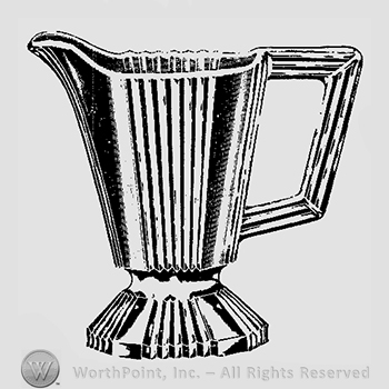 Glass pattern: No. 15003; creamer.