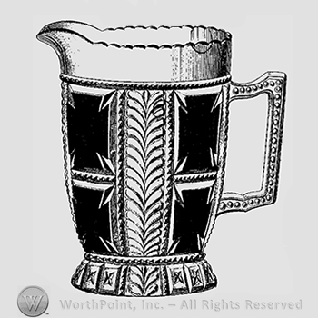 Glass pattern: No. 189; pitcher.
