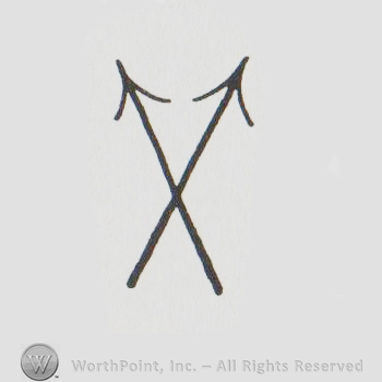 two arrows crossed pointing up