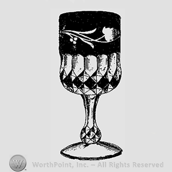 Glass pattern: Victoria; wine glass.