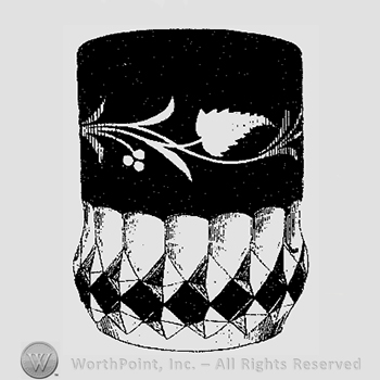 Glass pattern: Victoria; tumbler.