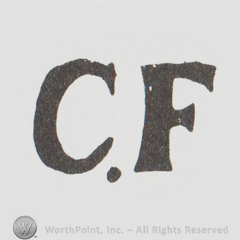C F in uppercase with a dot in between