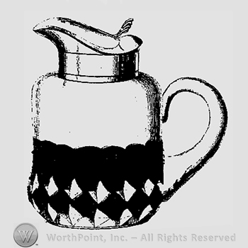 Glass pattern: Victoria; molasses.