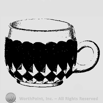 Glass pattern: Victoria; lemonade cup.