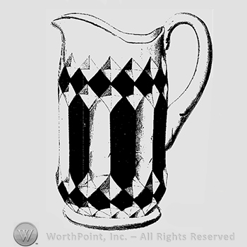 Glass pattern: Victoria; tankard.