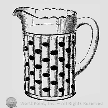 Glass pattern: No. 15; pitcher.
