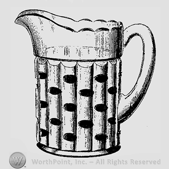Glass pattern: No. 15; creamer.