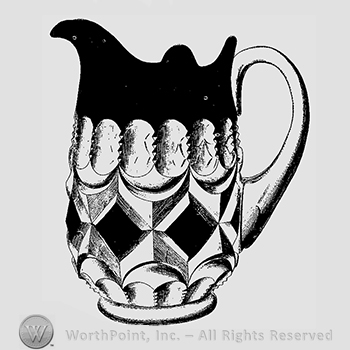 Glass pattern: No. 23; pitcher.