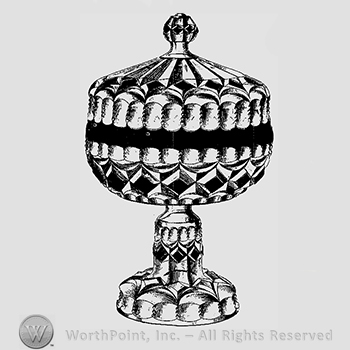 Glass pattern: No. 23; cake stant.