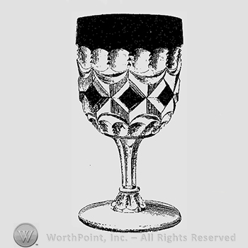 Glass pattern: No. 23; goblet.