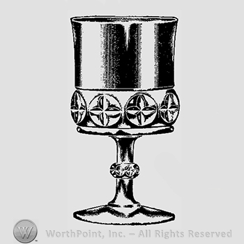 Glass pattern: No. 100; goblet.