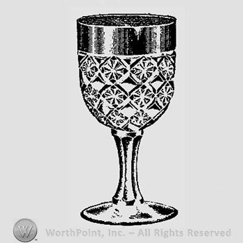 Glass pattern: F; goblet.