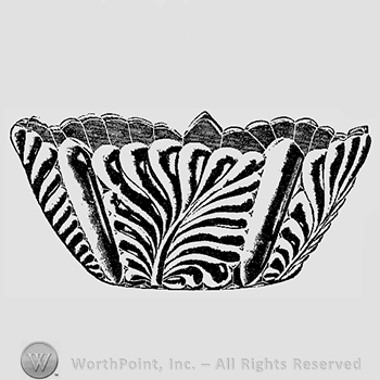 Glass pattern: No. 6; bowl.
