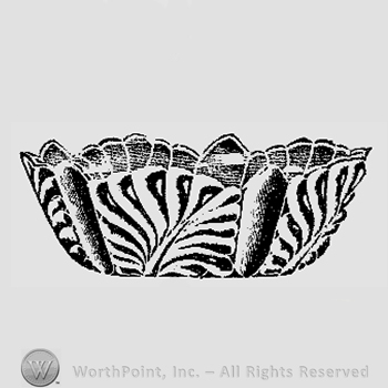 Glass pattern: No. 6; nappy.