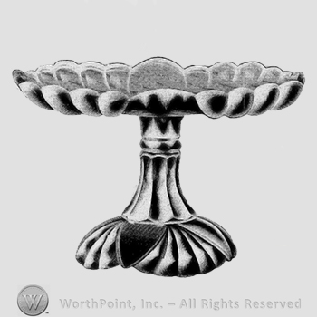 Glass pattern: No. 15016; stand.