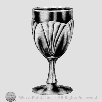 Glass pattern: No. 15016; goblet.