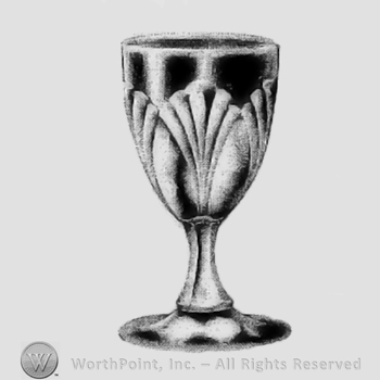 Glass pattern: No. 15016; wine glass.