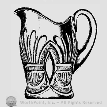 Glass pattern: No. 335; creamer.