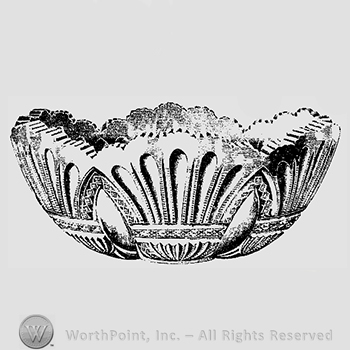 Glass pattern: No. 335; bowl.