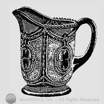 Glass pattern: No. 160; creamer.